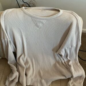 Cozy Cream Waffle Knit Sweater